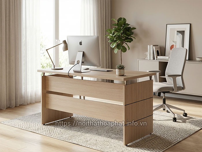 Bàn làm việc gỗ tại nhà