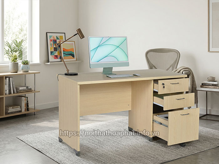 Bàn làm việc gỗ tại nhà