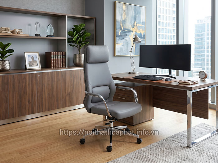 Ghế da trưởng phòng Hòa Phát