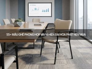 Ghế phòng họp vải nỉ hiện đại