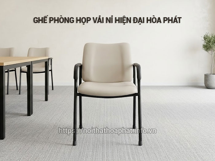 Ghế phòng họp vải nỉ hiện đại