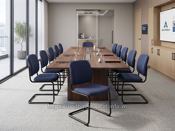 Ghế phòng họp vải nỉ hiện đại