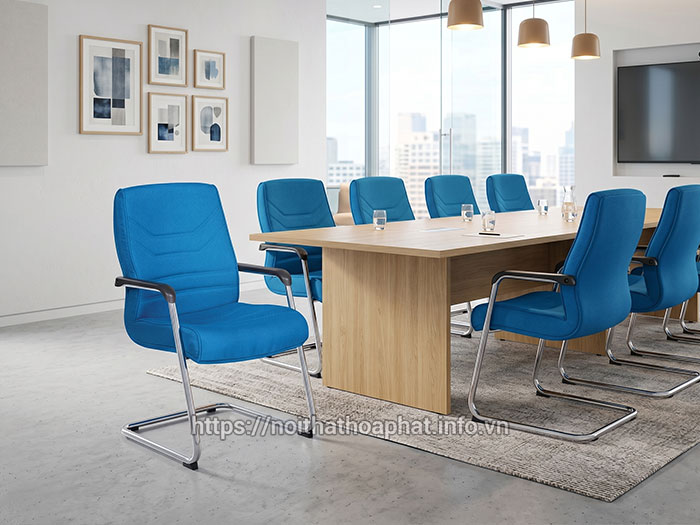 Ghế phòng họp vải nỉ hiện đại