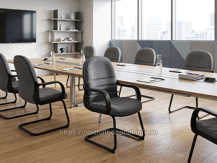 Ghế phòng họp vải nỉ hiện đại