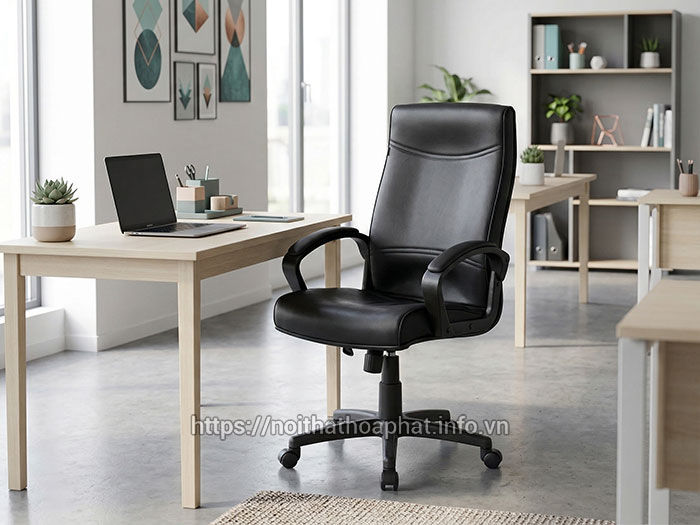 Ghế xoay da nhân viên văn phòng