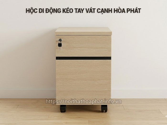 Hộc di động kéo tay vát cạnh