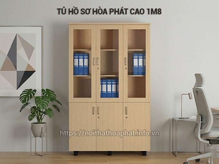 Tủ hồ sơ Hòa Phát cao 1m8