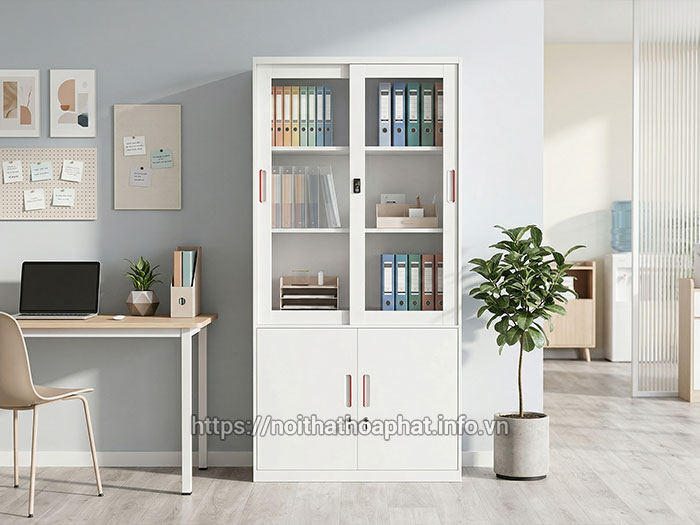 Tủ hồ sơ Hòa Phát cao 1m8