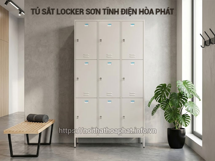 Tủ sắt locker sơn tĩnh điện