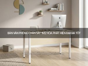 Bàn văn phòng chân sắt 1m2
