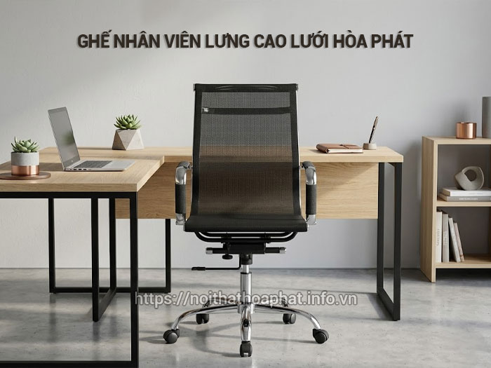 Ghế nhân viên lưng cao lưới