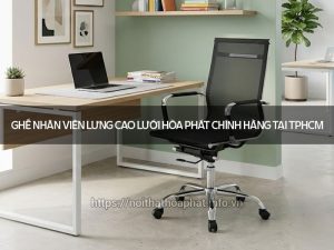 Ghế nhân viên lưng cao lưới
