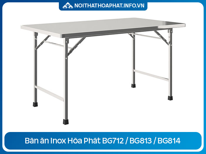 Bàn Ăn Inox Mặt Tròn BG712-BG813-BG814