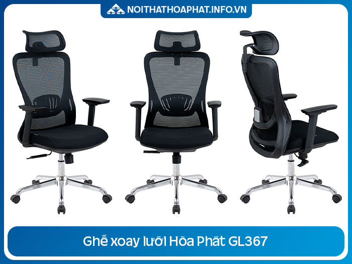 Ghế Xoay Lưới Lưng Cao GL367
