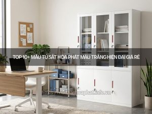Tủ sắt Hòa Phát màu trắng