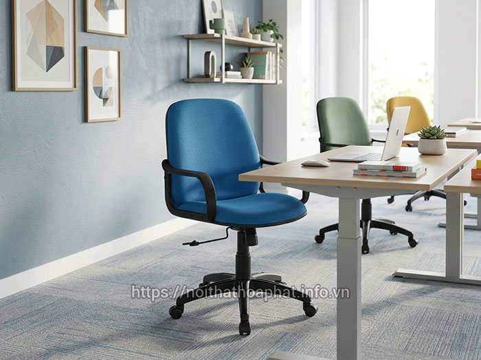 Ghế nhân viên bọc vải nỉ