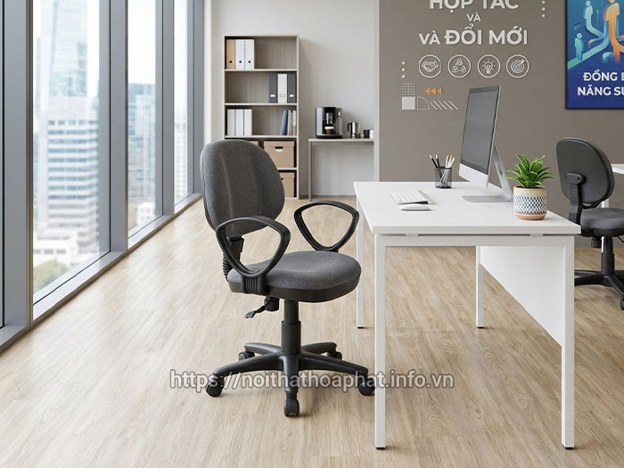 Ghế nhân viên bọc vải nỉ