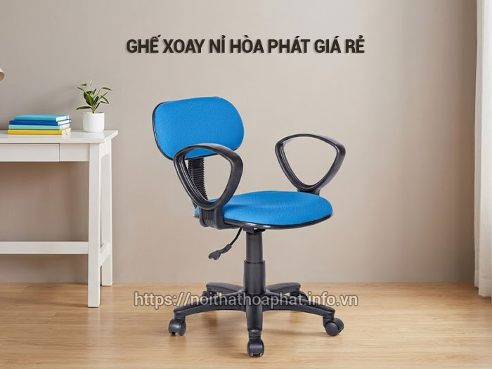 Ghế xoay nỉ Hòa Phát giá rẻ