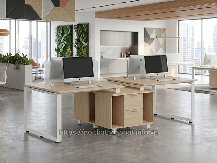 Module bàn làm việc chân sắt