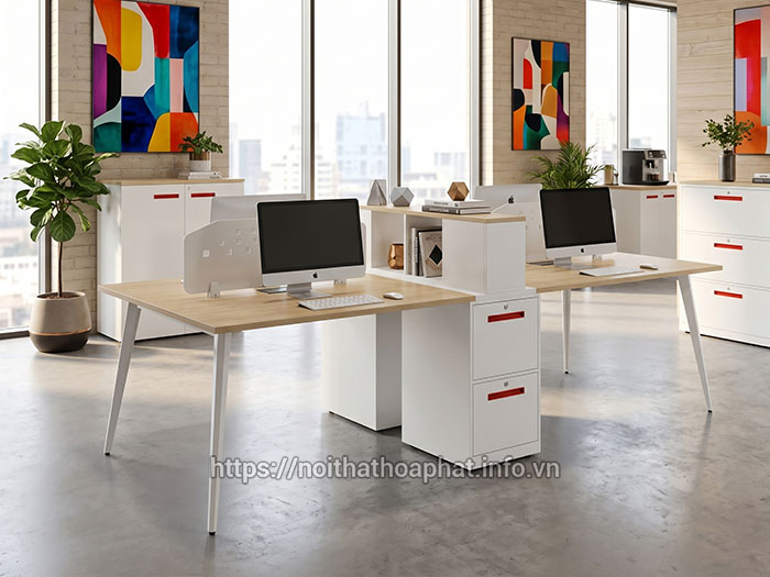 Module bàn làm việc chân sắt