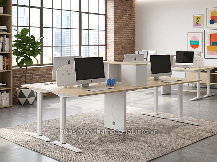 Module bàn làm việc chân sắt