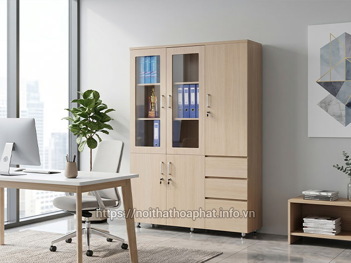 Tủ gỗ Hòa Phát MDF melamine