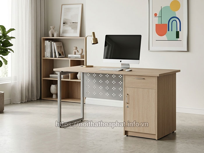 Bàn chân sắt Hòa Phát có hộc tủ