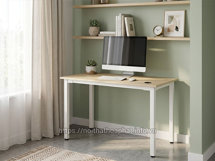 Bàn làm việc chân sắt nhỏ gọn
