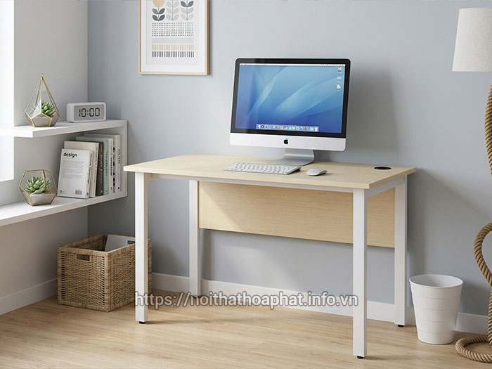 Bàn làm việc chân sắt nhỏ gọn