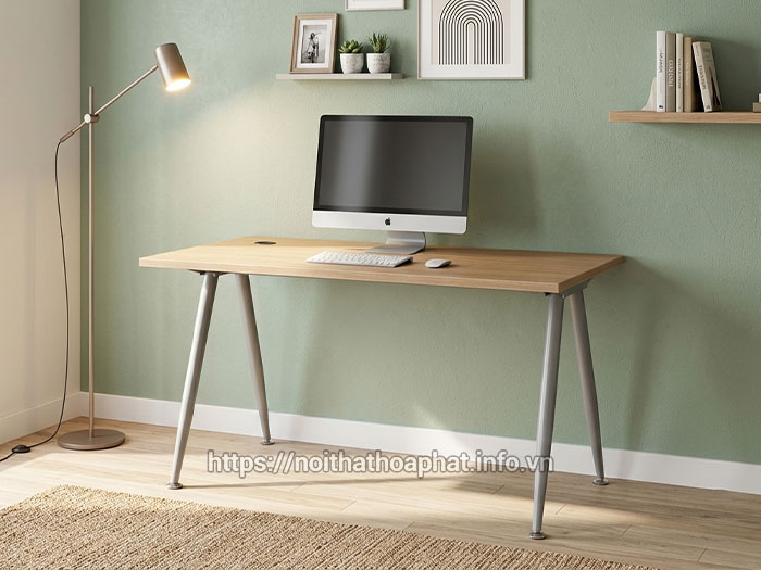 Bàn làm việc chân sắt nhỏ gọn