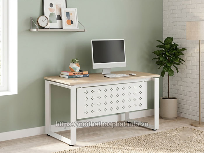 Bàn làm việc chân sắt nhỏ gọn