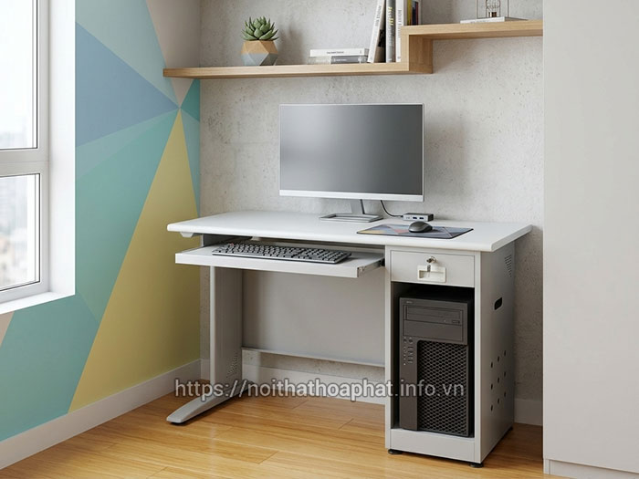 Bàn làm việc chân sắt nhỏ gọn