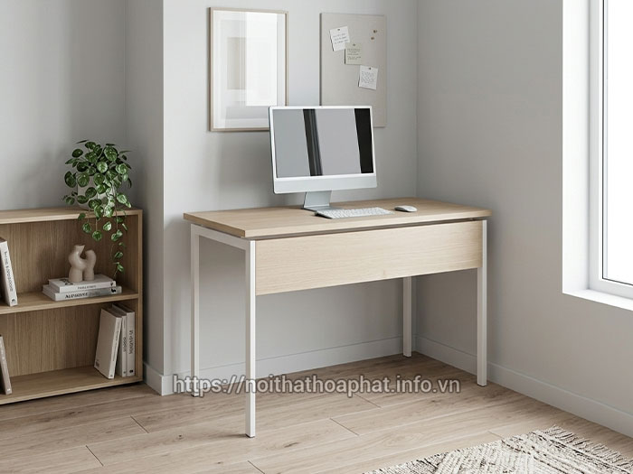 Bàn làm việc chân sắt nhỏ gọn