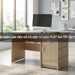 Bàn làm việc gỗ có hộc tủ