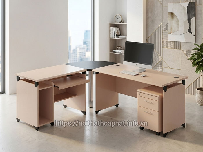 Bàn trưởng phòng Hòa Phát có hộc kéo