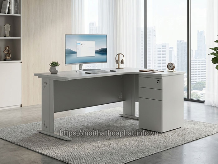 Bàn trưởng phòng Hòa Phát có hộc kéo