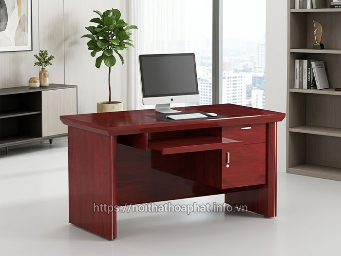 Bàn trưởng phòng Hòa Phát có hộc kéo