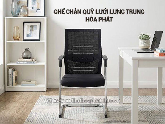 Ghế chân quỳ lưới lưng trung
