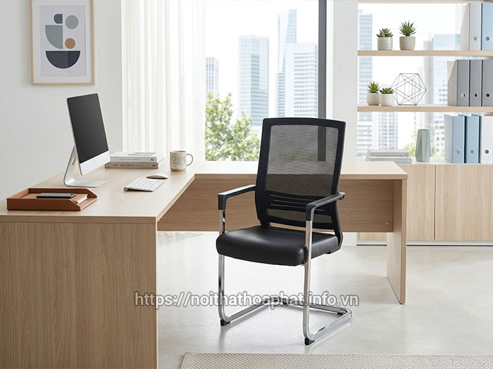 Ghế chân quỳ lưới lưng trung