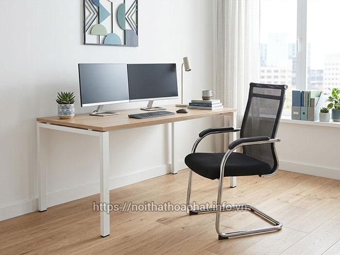 Ghế chân quỳ lưới lưng trung