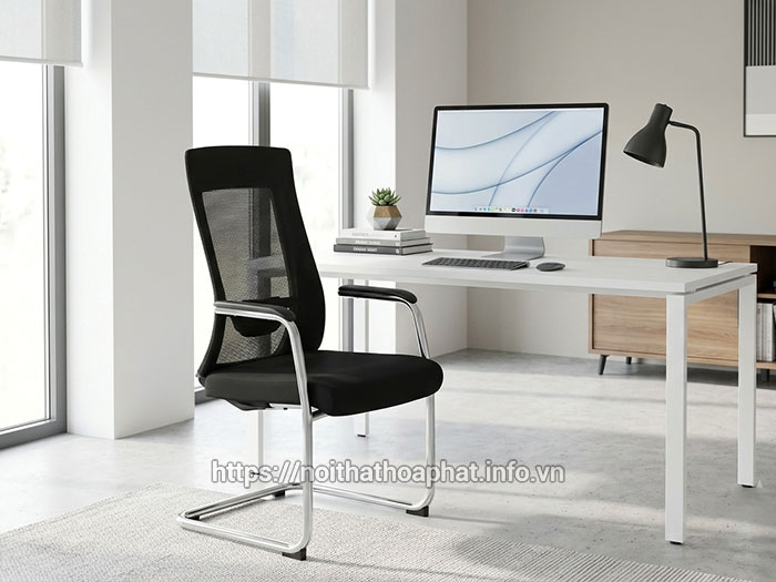 Ghế chân quỳ lưới lưng trung