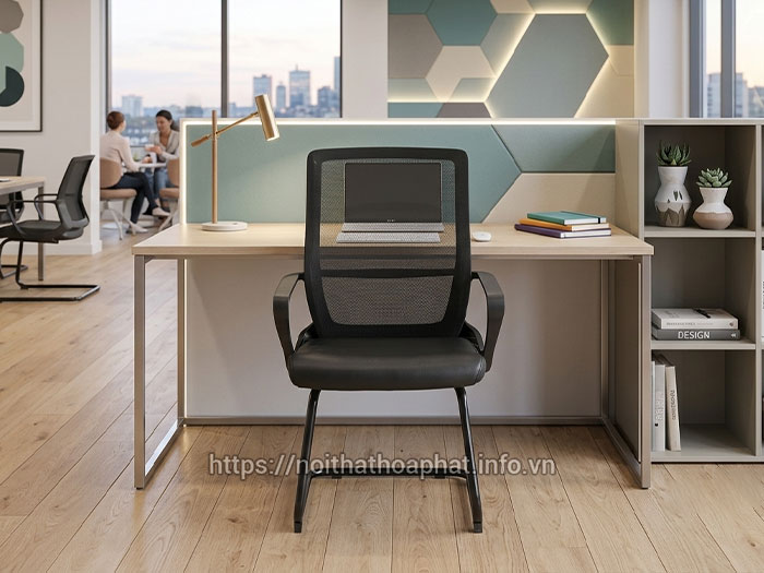 Ghế chân quỳ lưới lưng trung