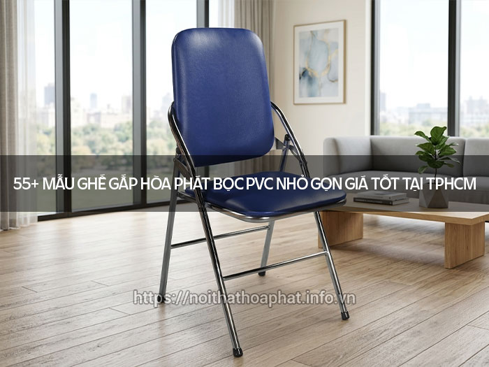 Ghế gấp Hòa Phát bọc PVC