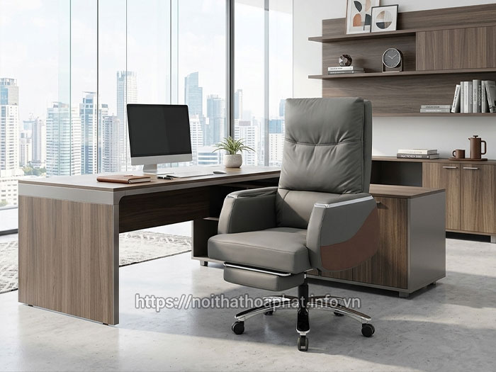 Ghế giám đốc da công nghiệp Hòa Phát