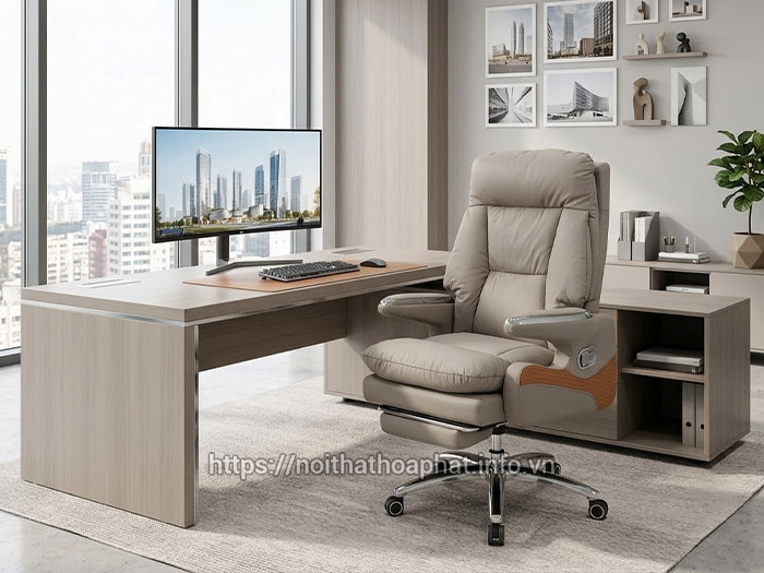 Ghế giám đốc da công nghiệp Hòa Phát