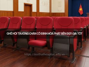 Ghế hội trường chân cố định