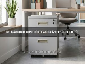 Hộc di động Hòa Phát 3 ngăn
