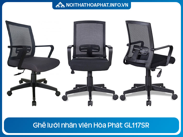 Ghế xoay lưới nhân viên GL117SR