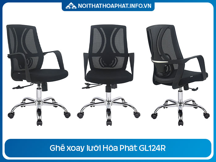 Ghế lưới nhân viên Hòa Phát GL124R