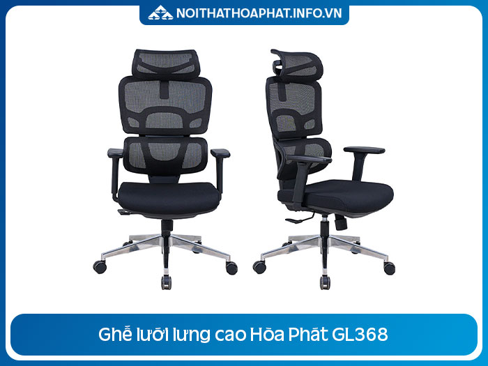 Ghế lưới lưng cao Hòa Phát GL368